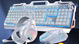 Gaming keyboard and mouse headset set