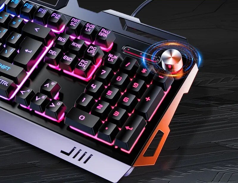 Gaming keyboard and mouse headset set