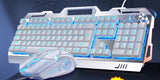 Gaming keyboard and mouse headset set